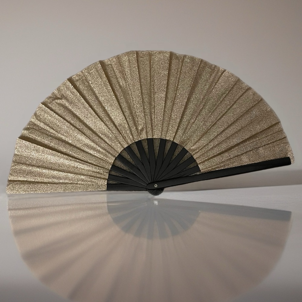 Elegant Gold Clack Fan